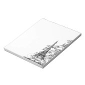 Paris Bonjour Collage Notizblock (Rotiert)