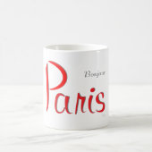 PARIS Bonjour (Hallo) Kaffeetasse (Mittel)