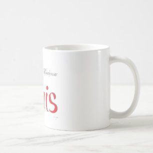 PARIS Bonjour (Hallo) Kaffeetasse