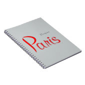 PARIS Bonjour (Hallo) Notizblock (Rechte Seite)