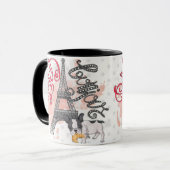 Paris Bonjour Tasse (Vorderseite Links)