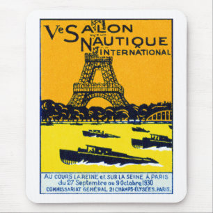 Paris-Boots-Show-Plakat 1930 Mousepad