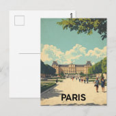 Paris Botanischer Garten Postkarte (Vorne/Hinten)