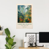 Paris Botanischer Garten Vintage Poster Jardin des (Heimbüro)