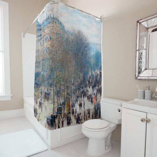 Paris Boulevard, Claude Monet Duschvorhang (Beispiel)