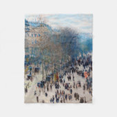 Paris Boulevard, Claude Monet Fleecedecke (Vorderseite)