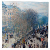 Paris Boulevard, Claude Monet Fliese (Vorderseite)
