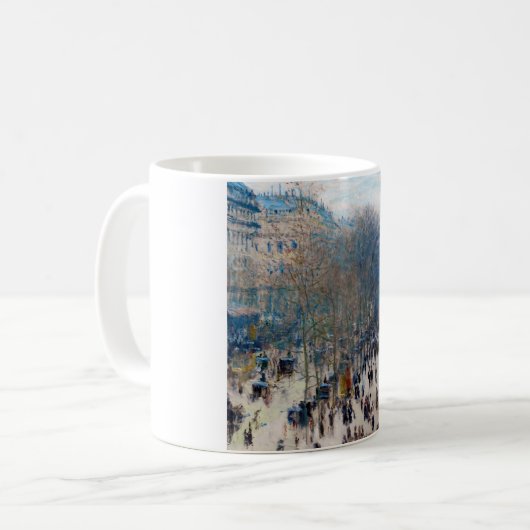 Paris Boulevard, Claude Monet Kaffeetasse (Vorderseite Links)