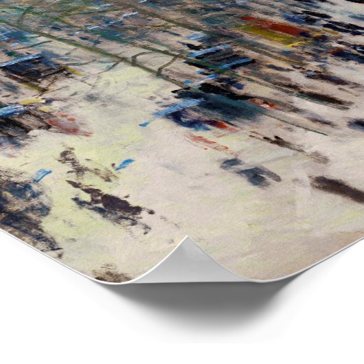 Paris Boulevard, Claude Monet Poster (Ecke)