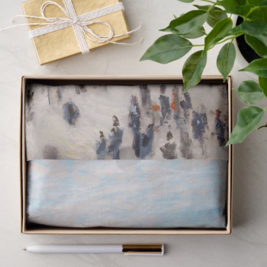 Paris Boulevard, Claude Monet Seidenpapier (Geschenk)