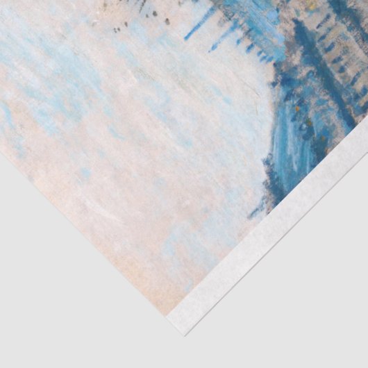 Paris Boulevard, Claude Monet Seidenpapier (Ausschnitt)