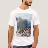 Paris Boulevard, Claude Monet T-Shirt (Vorderseite)