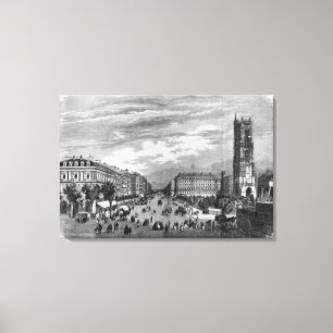 Paris, Boulevard de Sebastopol Leinwanddruck