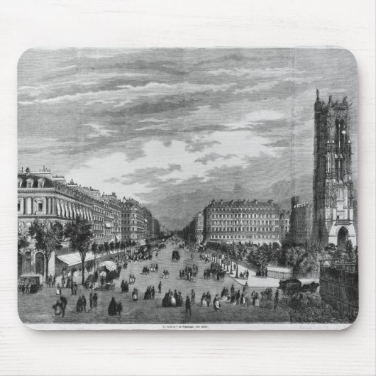 Paris, Boulevardde Sebastopol Mousepad (Vorne)