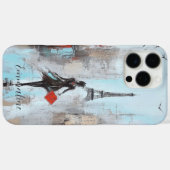 Paris Bound Woman Case-Mate iPhone Hülle (Rückseite (Horizontal))