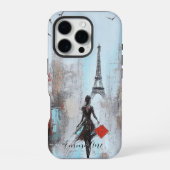 Paris Bound Woman iPhone Hülle (Rückseite)