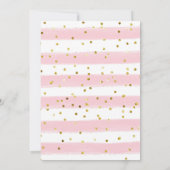 Paris Brautparty Party Französisches Eiffelturm Ca Einladung (Rückseite)