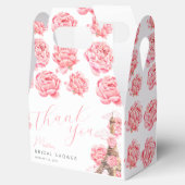 Paris Brautparty Vielen Dank Geschenkschachtel (Geöffnet)