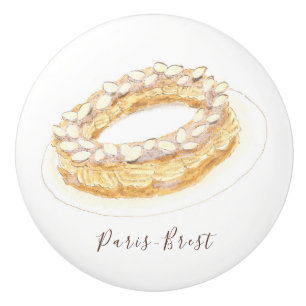 Paris-Brest Aquarell Keramikknauf