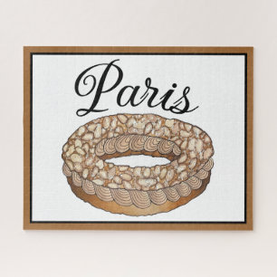 Paris Brest Choux Patisserie Frankreich Puzzle