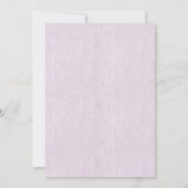 Paris Bridal Dusche Einladungen (Rückseite)