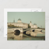 Paris, Brücken der Liebe Postkarte (Vorne/Hinten)
