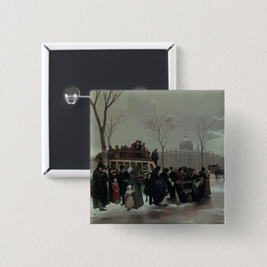 Paris-Bus-Unfall Button (Vorne & Hinten)