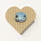 Paris by Day Heart Shaped Notebook - Joy Notizblock (Rückseite)