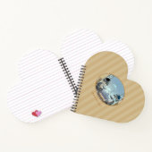 Paris by Day Heart Shaped Notebook - Joy Notizblock (Innenseite)