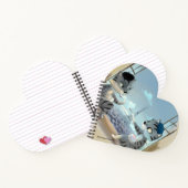 Paris by Day Heart Shaped Notebook (Verschiedene) Notizblock (Innenseite)