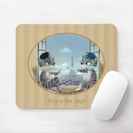 Paris by Day Mousepad - Joy (Mit Mouse)