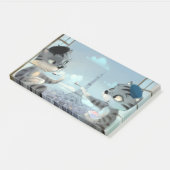 Paris by Day Notes 10" x 6" Post-it Klebezettel (angewinkelt)