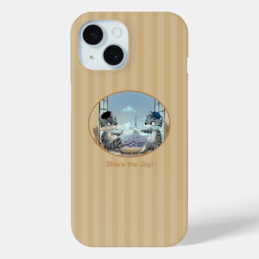 Paris by Day Phone Case - Joy (Select Model) (Rückseite)