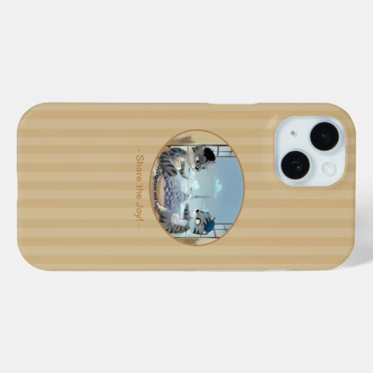 Paris by Day Phone Case - Joy (Select Model) (Rückseite (Horizontal))