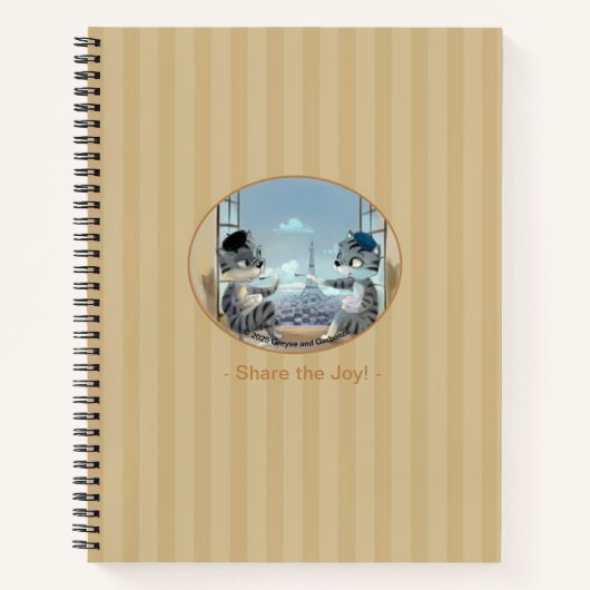 Paris by Day Spiral Notebook - Joy (Varia) Notizblock (Vorderseite)
