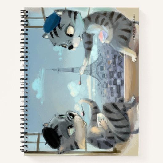 Paris by Day Spiral Notebook (Verschiedene) Notizblock (Vorderseite)