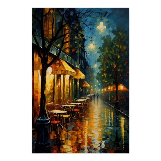 Paris by night poster (Vorderseite)