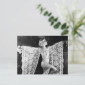 Paris Cabaret Dancer Postcard Postkarte (Stehend Vorderseite)
