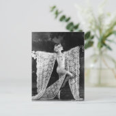 Paris Cabaret Dancer Postkarte (Stehend Vorderseite)