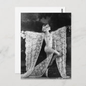 Paris Cabaret Dancer Postkarte (Vorne/Hinten)
