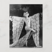 Paris Cabaret Dancer Postkarte (Vorderseite)