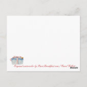 Paris Cadeaux Postkarte (Rückseite)