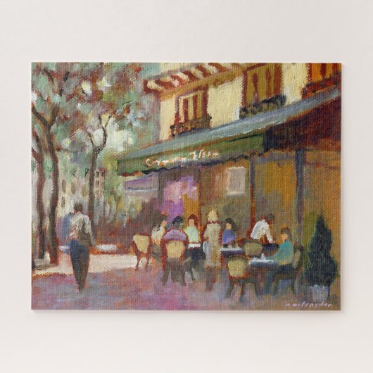 Paris-Café 16x20 Puzzle (Horizontal)