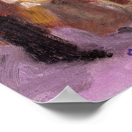 Paris Café Bar Poster (Ecke)