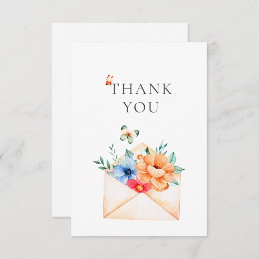 Paris Café Boulangerie Dankeskarte (Vorne/Hinten)