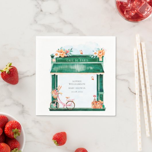 Paris Café Boulangerie Serviette (Beispiel)