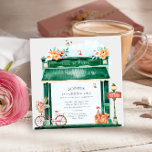 Paris Café Boulangerie Watercolor Birsthday Party Einladung<br><div class="desc">Paris Cafe Boulangerie Watercolor Birsthday Party Einladung. Matching Items verfügbar.</div>