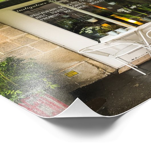 Paris Café Fotodruck (Ecke)