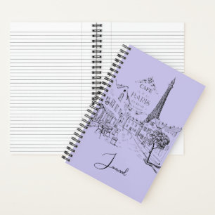 Paris Café Journal Notizblock