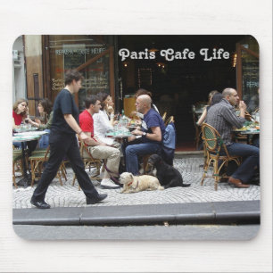 Paris-Café-Leben Mousepad